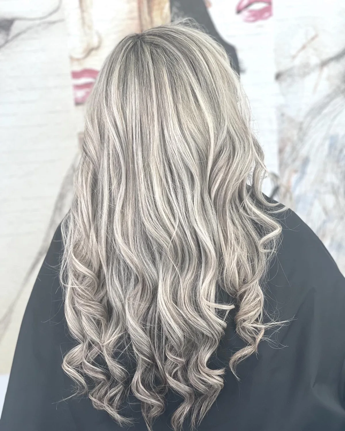 Sebastian Pierre portfolio — silver blonde flowing waves